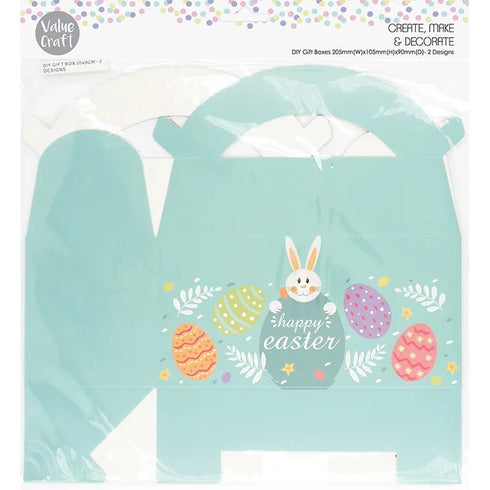 DIY Happy Easter Paper Easter Gift Boxes