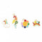 Happy, Rainbow, Love & Flower Shapes Charms Set
