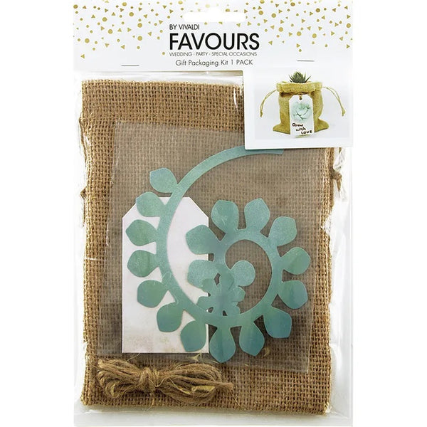 Hessian Gift Packaging Kit