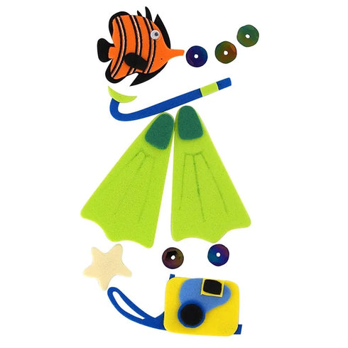 Hobby Theme 3D Stickers (available in 5 styles)