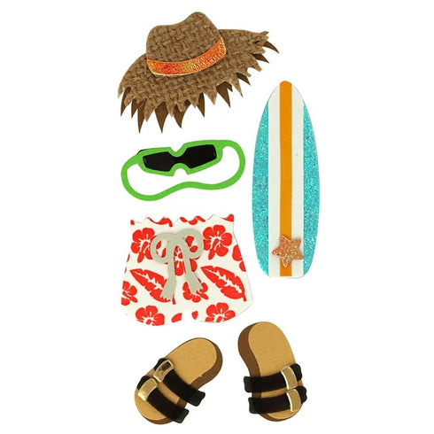 Hobby Theme 3D Stickers (available in 5 styles)