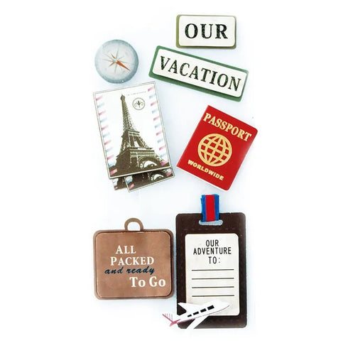 Holiday Theme 3D Stickers (available in 7 styles)