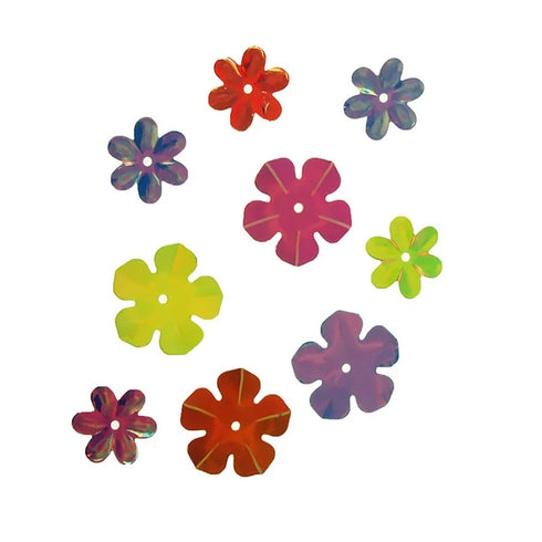 Holographic Flowers Shape Scatters