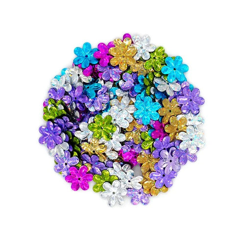 Holographic Small Flower Shape Sequins Scatter