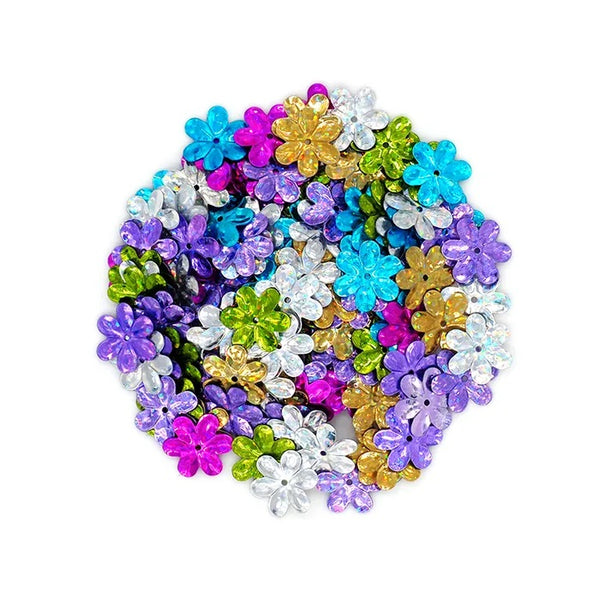 Holographic Small Flower Shape Sequins Scatter