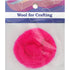 Hot Pink Colour Combed Wool