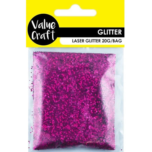 Hot Pink Laser Craft Glitter