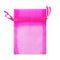 Hot Pink Colour Mini Organza Gift Bags