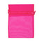 Hot Pink Colour Small Organza Gift Bags