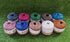 10pcs Assorted Colours Metallic Yarn