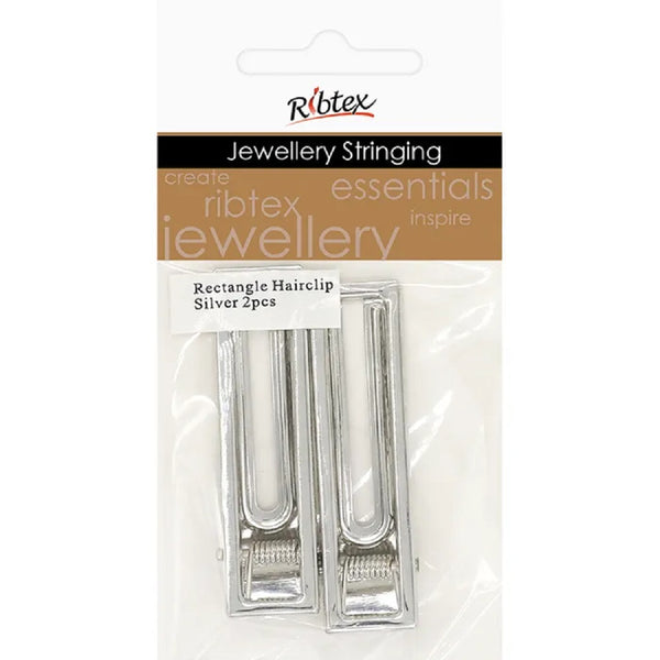 JF Flat Rectangle Hair Clips