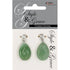Jade Stone Teardrop Facet Pendant