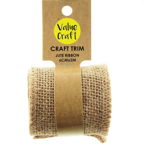 Jute Ribbon Craft Trims (available in 4 colours)