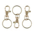 Gold Colour Key Rings with Swivel Clasp