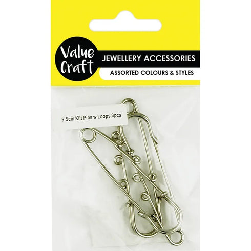 Kilt Pins Brooch with Loops