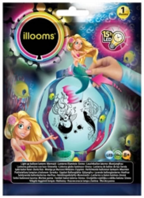 LED Mermaid Lantern Illoom Balloons