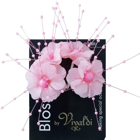 Large Flowers with Pearl Spray (available in 6 colours)