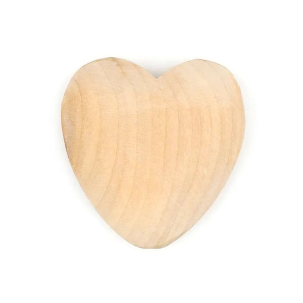 Large Wooden Heart Shape Beads