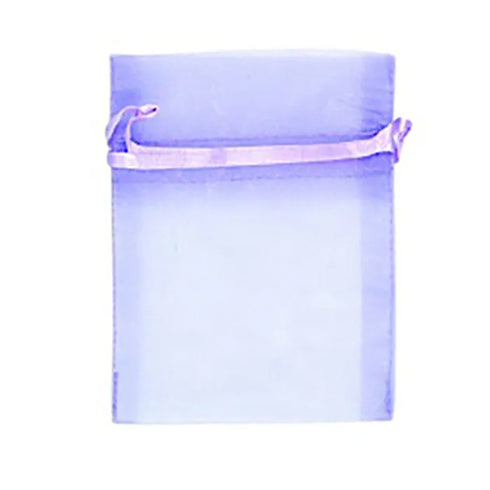 Lavender Colour Mini Organza Gift Bags