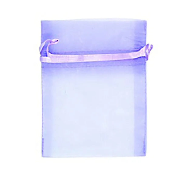 Lavender Colour Mini Organza Gift Bags