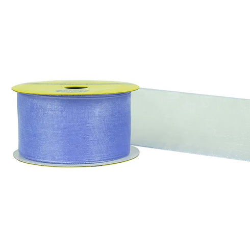 38mm Lavender Organza Woven Edge Ribbon