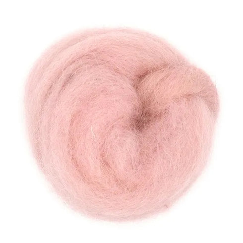 Light Pink Colour Combed Wool