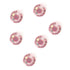 Light Rose Colour Stellux HF Flat Back Crystal (available in 4 sizes)