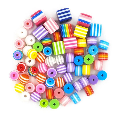 Liquorice Triple Pack Plastic Beads