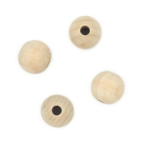 Macrame Round Wooden Beads