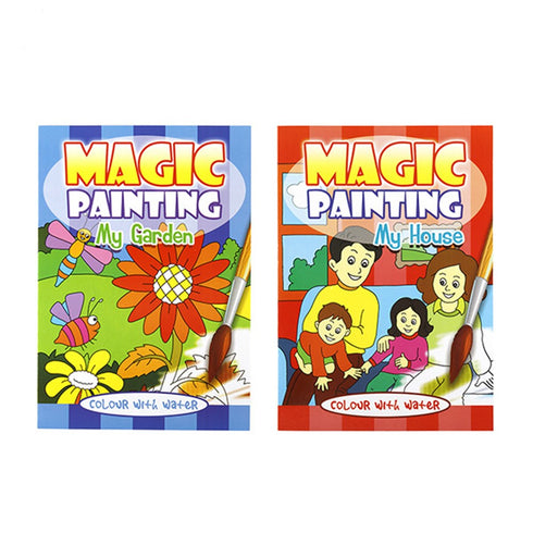 Magic Kids Painting Book with Water (available in 2 styles)