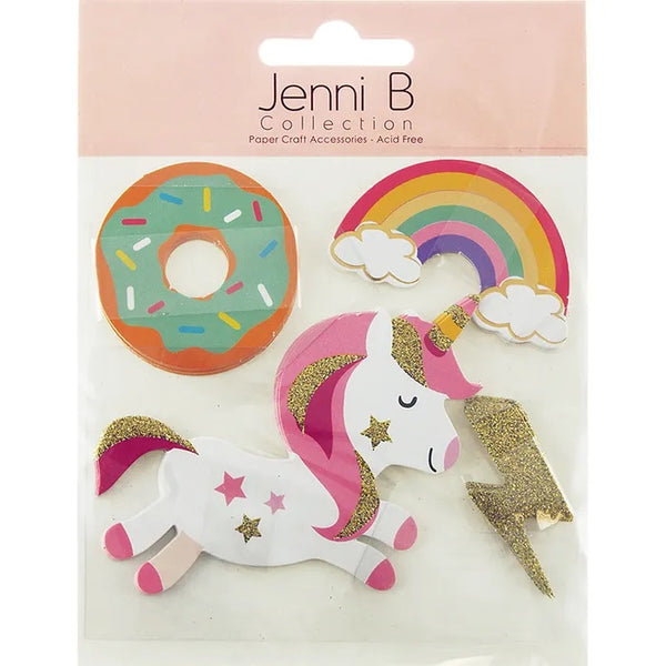 Magic Unicorn 3D Sticker