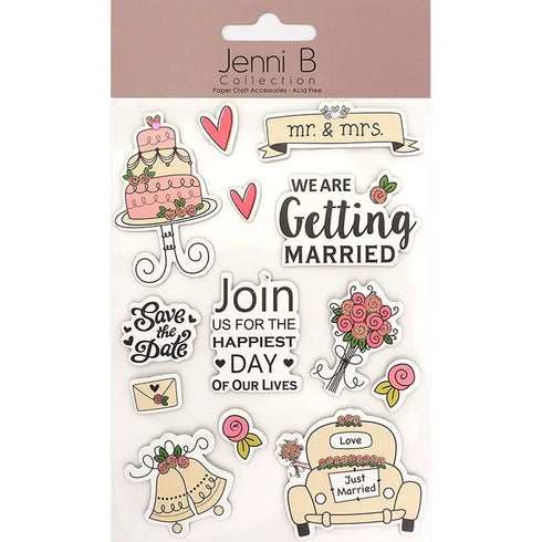 Marriage Bells 3D Sticker