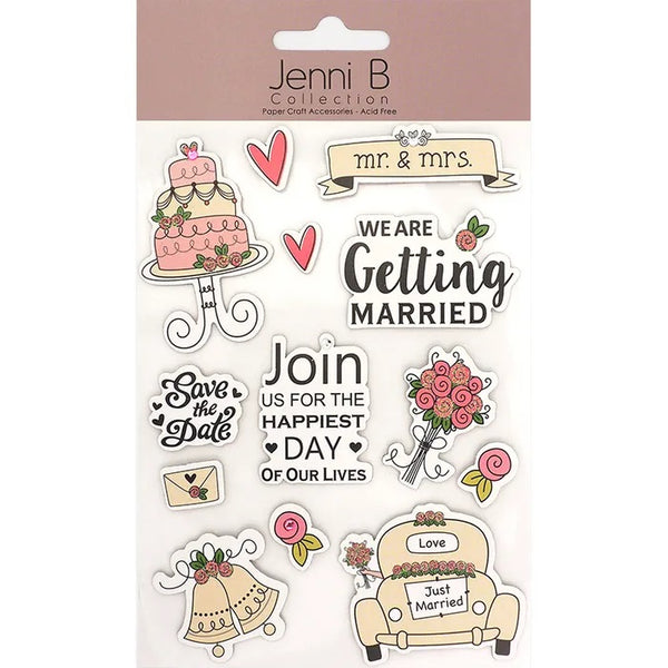 Marriage Bells 3D Sticker