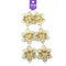 Metal Alloy 3D Flower Shape Strung Bead (available in 2 colours)