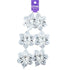Metal Alloy 3D Flower Shape Strung Bead (available in 2 colours)