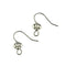 Metal Alloy Bubble Shape Shepherd Hook Earring