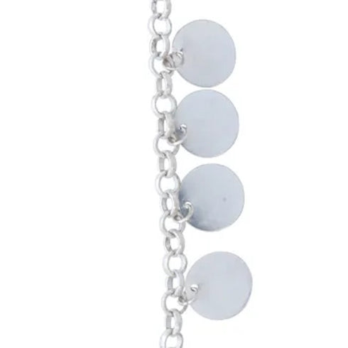 Metal Alloy Chunky Disc Charms Chain (available in 2 colours)