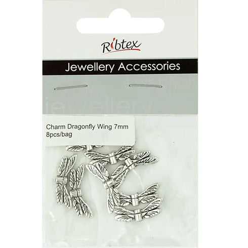 Metal Alloy Dragonfly Wings Charms