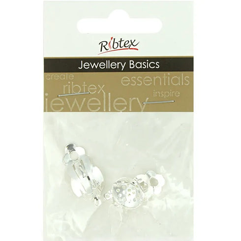 Metal Alloy Earring Clip On with Holes