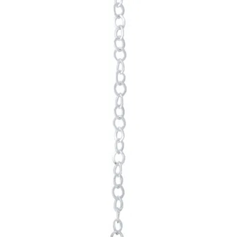 Metal Alloy Flat Round Link Connections Chain (available in 2 colours)