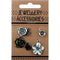 Metal Alloy Flower Charms