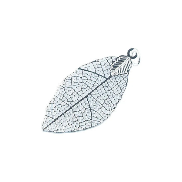 Metal Alloy Laser Cut Leaf