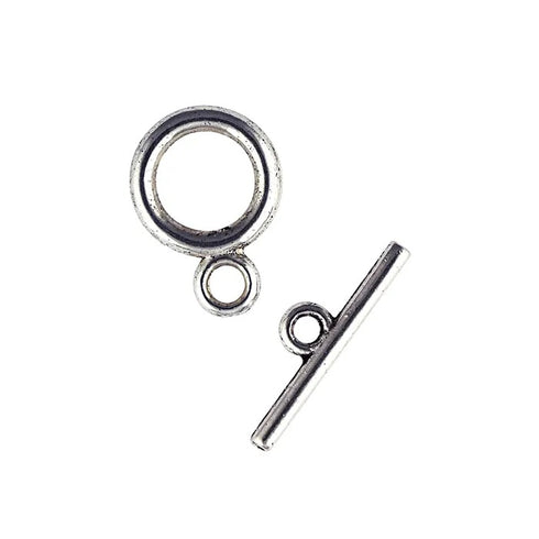 Metal Alloy Plain Toggle Clasp (available in 2 colours)