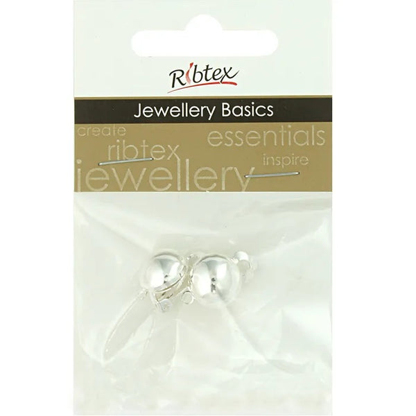 Metal Alloy Silver Colour Small Earring Clip On