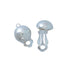 Metal Alloy Silver Colour Small Earring Clip On