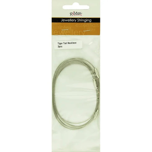 Metal Alloy Tiger Tail Necklace (available in 2 colours)