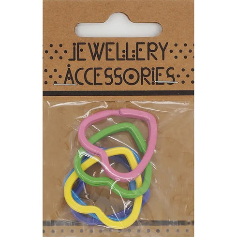 Metal Heart Shape Key Rings