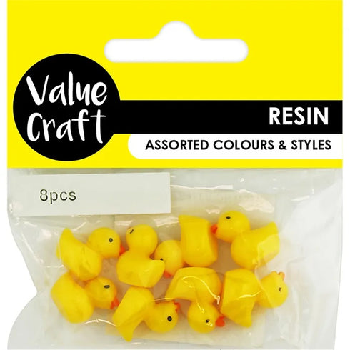 Mini Duck Shape Resin Embellishments