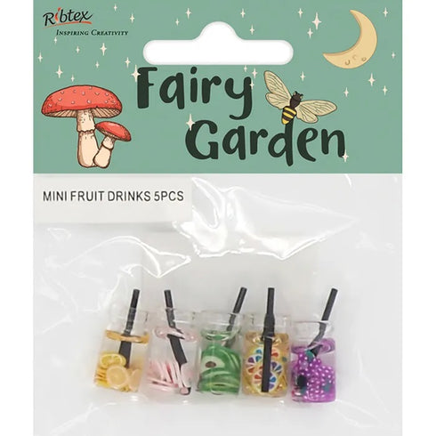Mini Fruit Drinks Embellishments