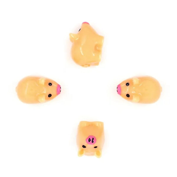 Mini Pig Shape Resin Embellishments